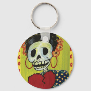 chaveiro do esqueleto de diâmetro de los muertos
