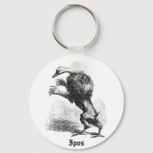 Chaveiro do estilo do Woodcut de Ipos
