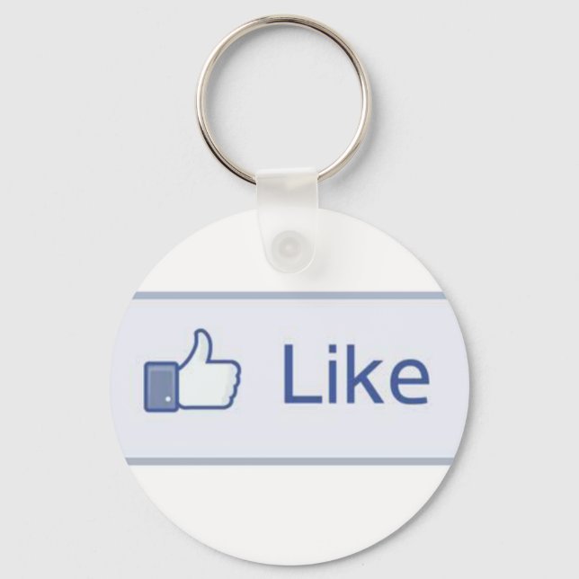 Chaveiro do Facebook 'Like' (Frente)