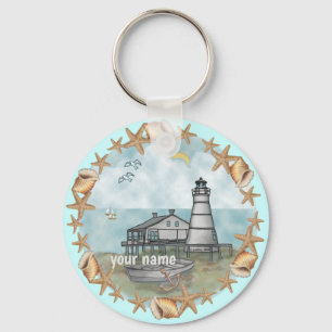 Chaveiro do farol Louisiana Shells