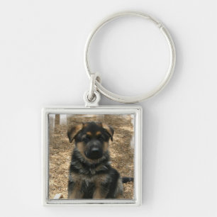 Chaveiro do filhote de cachorro do pastor