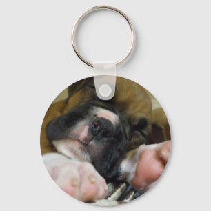 Chaveiro do filhote de cachorro do pugilista do