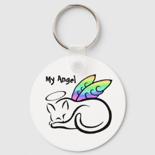 Chaveiro do gatinho do anjo (meu anjo)