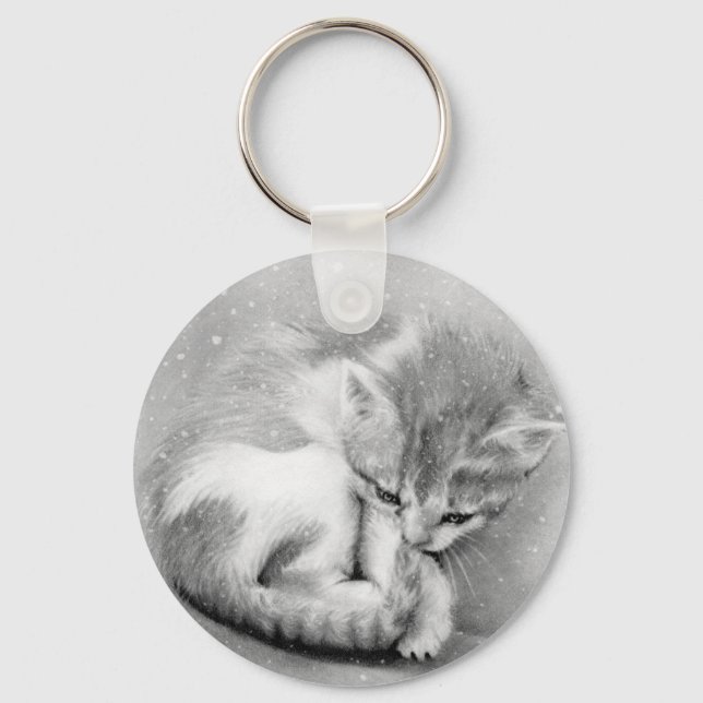 Chaveiro do Gatinho Wintry (Frente)