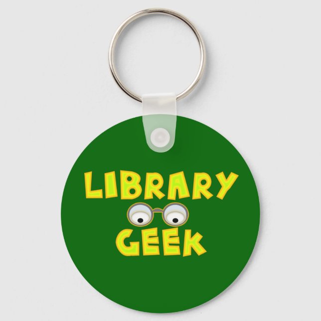 Chaveiro do Geek de biblioteca (Frente)