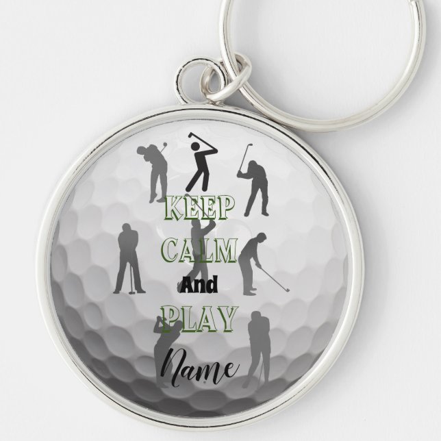 Chaveiro do Golfe Personalizado, Pensado em Presen (Frente)