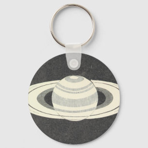 Chaveiro do impressão de Saturn do vintage