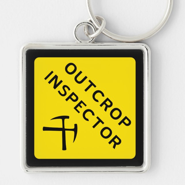 Chaveiro do inspector do afloramento (Frente)