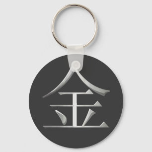 Chaveiro do Kanji do metal