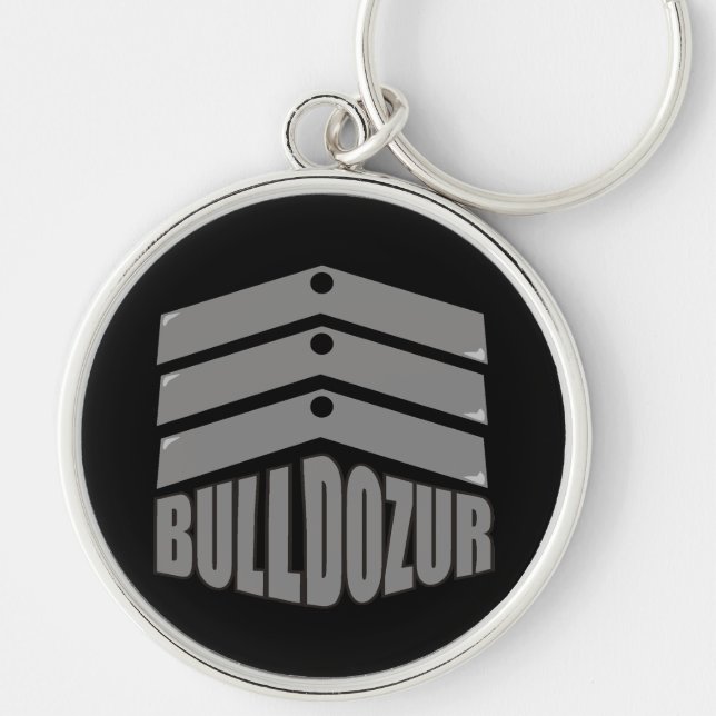 Chaveiro do logotipo da "brasão" de Bulldozur (Frente)
