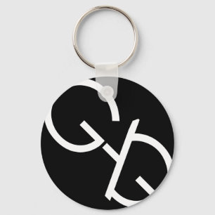 Chaveiro do logotipo da mordaça
