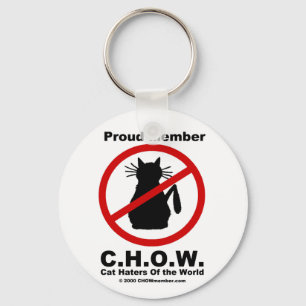 Chaveiro do logotipo dos aborrecedores do gato