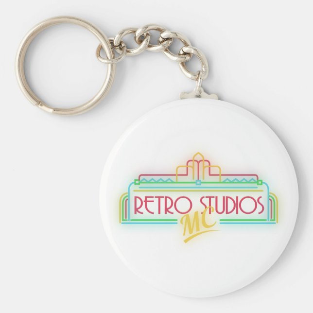 Chaveiro do logotipo RetroStudiosMC (Frente)