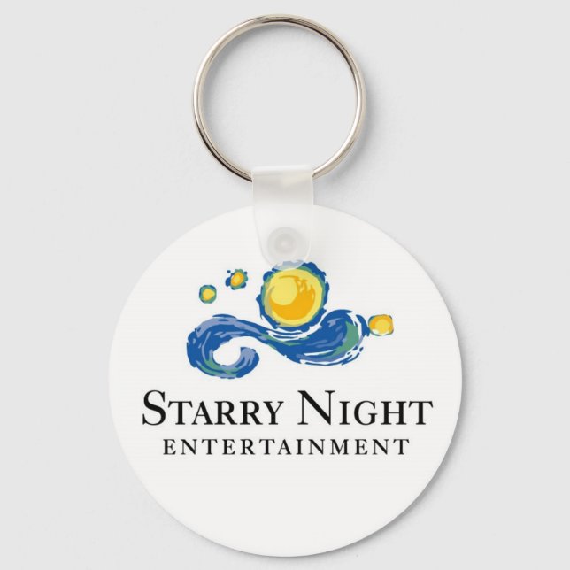 Chaveiro do logotipo Starry Night (Frente)