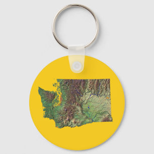 Chaveiro do Mapa de Washington