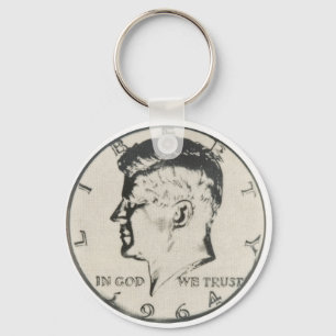 Chaveiro do meio dólar de JFK