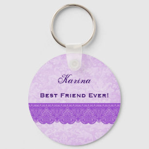 Chaveiro Do melhor amigo orquídea F430 roxo nunca