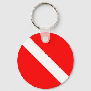 Chaveiro Do mergulhador MERGULHADOR clássico da bandeira