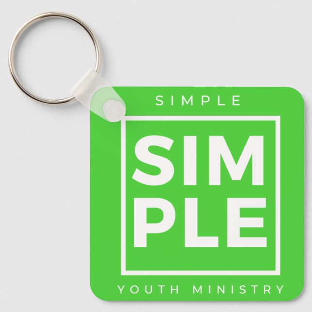 Chaveiro do Ministério da Juventude Simples (Frente)