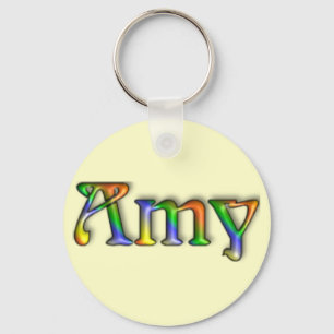 Chaveiro do nome do sulco do Hippie do KRW - Amy