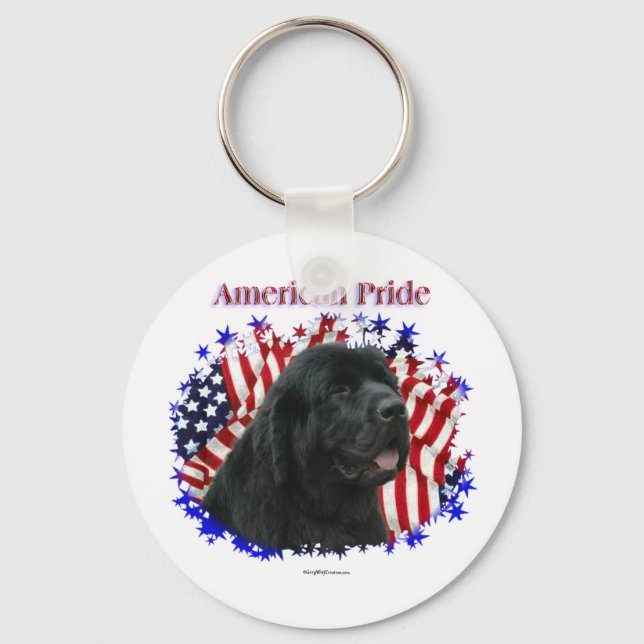 Chaveiro do Orgulho Americano na Terra Nova (Frente)