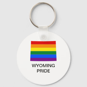 Chaveiro do Orgulho LGBTQ Wyoming