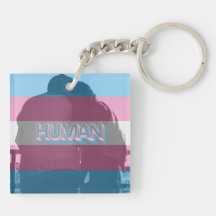 Chaveiro do Orgulho Trans Humano