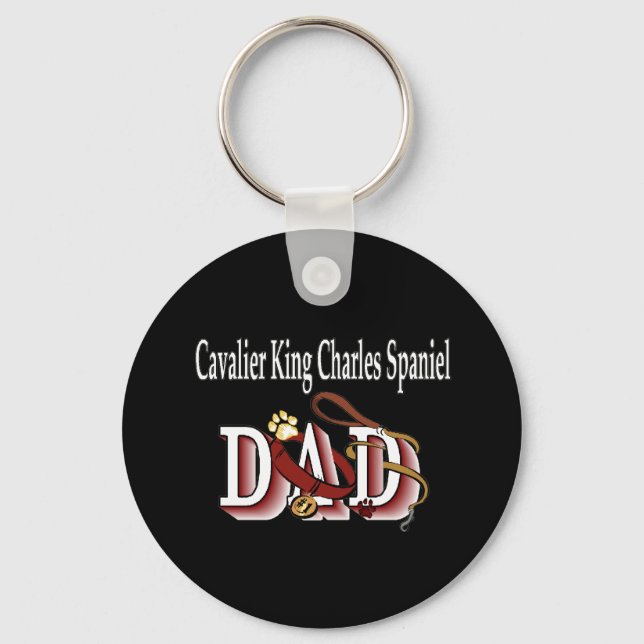 chaveiro do pai do cavalier charles spaniel (Frente)