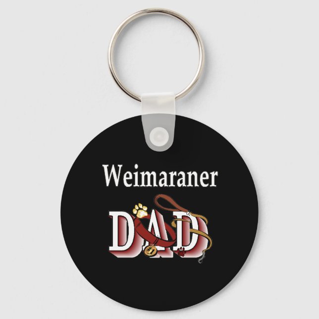 chaveiro do pai do weimaraner (Frente)