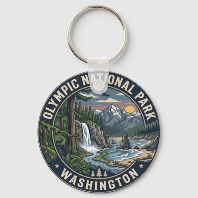 Chaveiro do Parque Nacional Olímpico Washington |  (Verso)
