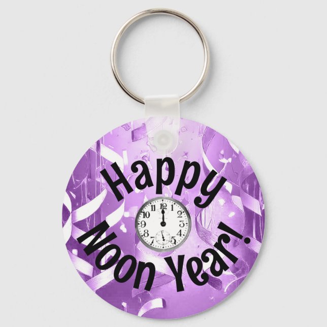 Chaveiro do Partido da Família Noon Roxo (Frente)