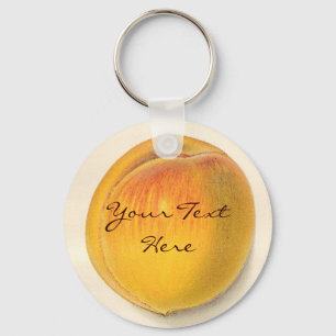 Chaveiro do pêssego do vintage
