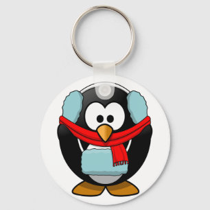 Chaveiro do pinguim do congelando