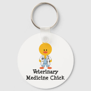 Chaveiro do pintinho da medicina veterinária