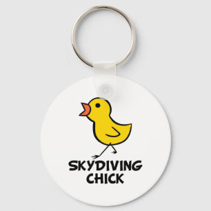 Chaveiro do pintinho de Skydiving
