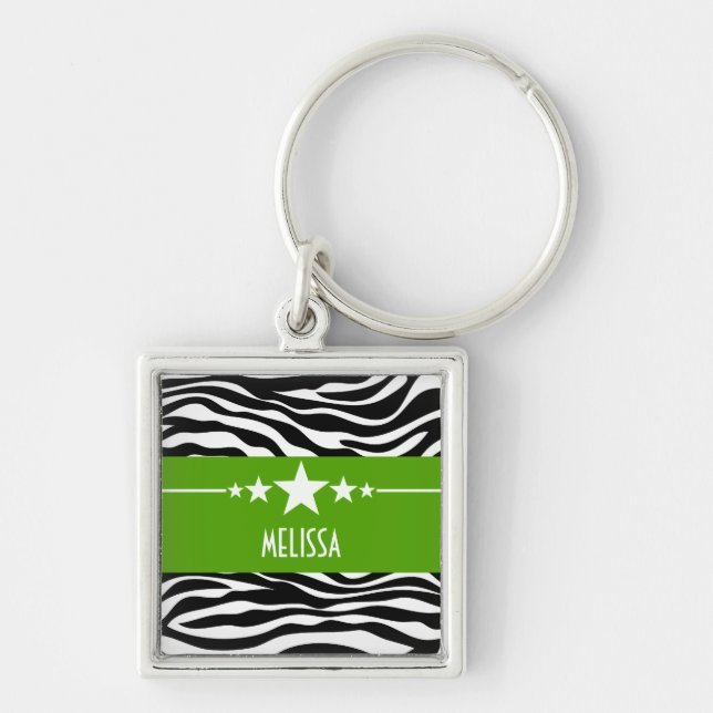 Chaveiro do Prêmio Zebra Estrela Verde Sassy (Frente)