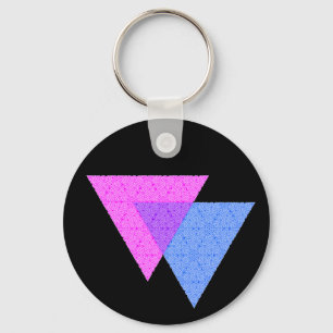 Chaveiro do preto do símbolo do nó do Bi