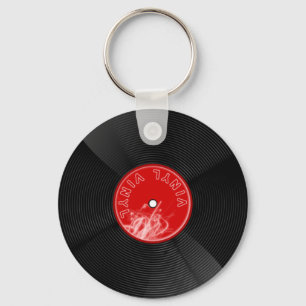 Chaveiro do registro do disco do vinil