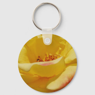 Chaveiro do rosa amarelo