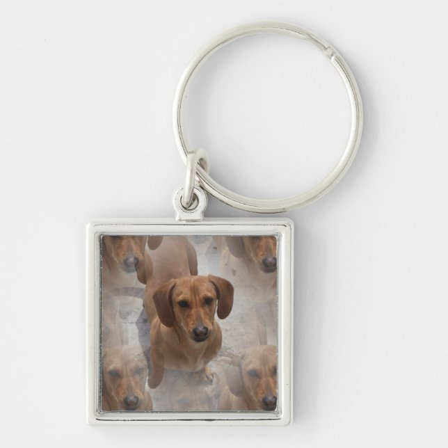 Chaveiro do salvamento do Dachshund (Frente)