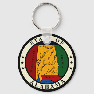 Chaveiro do selo do estado de Alabama