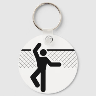 Chaveiro do símbolo do voleibol