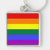 Chaveiro do Sinalizador do Orgulho Arco-Íris