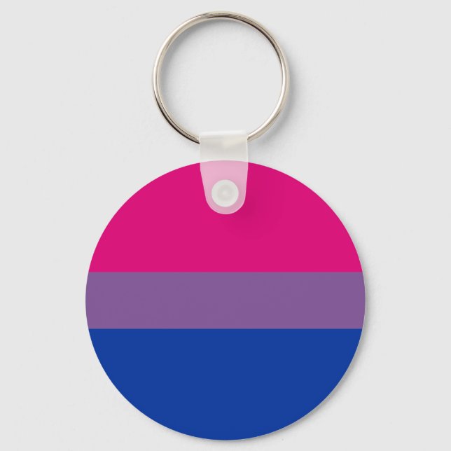 Chaveiro do Sinalizador do Orgulho Bissexual (Frente)