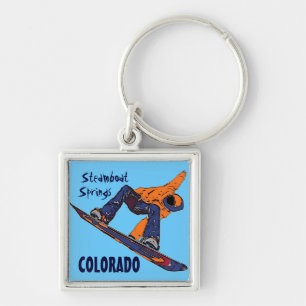 Chaveiro do snowboarder de Steamboat Springs