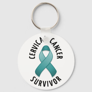 Chaveiro do sobrevivente do cancro do colo do