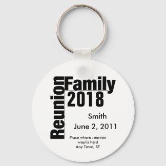 Chaveiro do Souviner da Reunião Familiar 2018