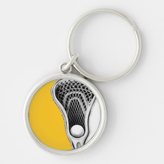 Chaveiro do Time Amarelo de Lacrosse (Frente)
