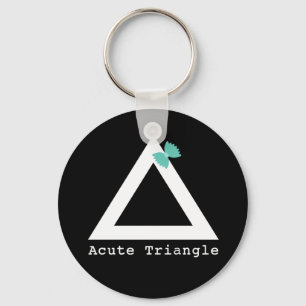 Chaveiro do triângulo agudo