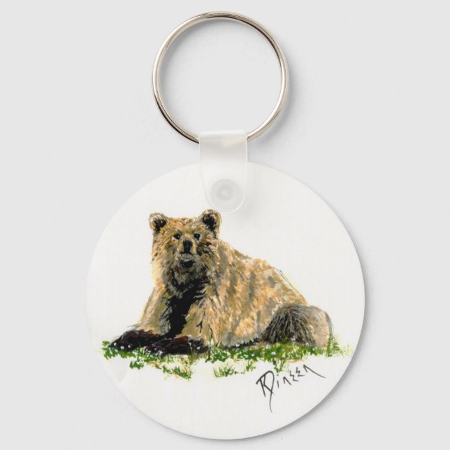 Chaveiro do Urso Grizzly (Frente)